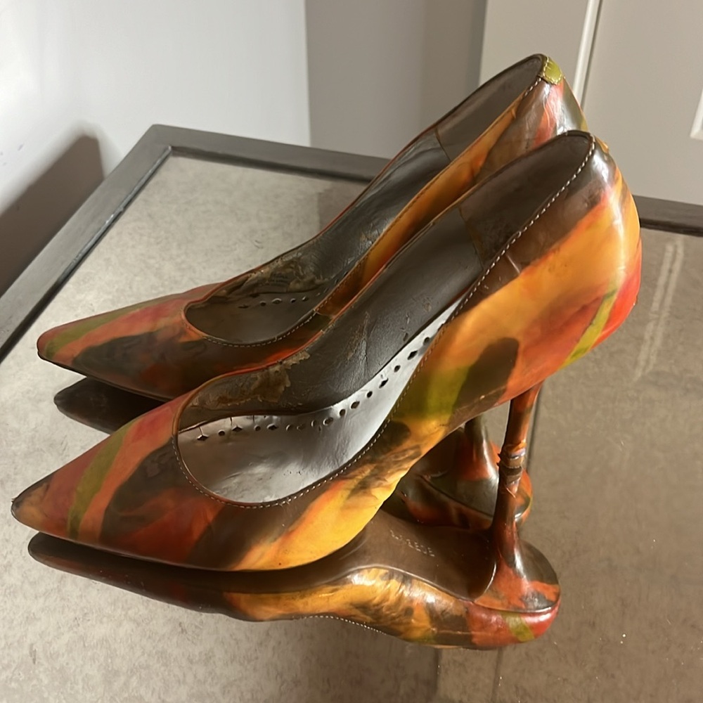 BCBG Multi Color Heels - Picture 2 of 3